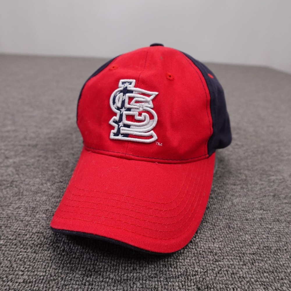 St Louis Cardinals Hat Cap Strap Back Mens One Size Red MLB Baseball Melonwear